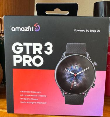 Reloj inteligente Amazfit GTR 3 Pro para hombre, batería de 12