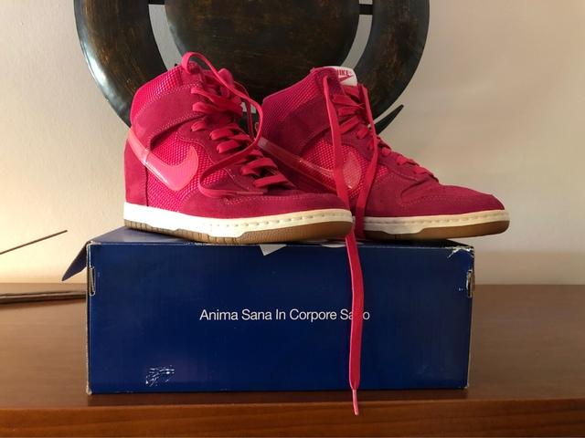 - Zapatillas bota mujer fucsia 39