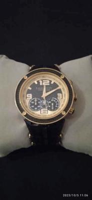 Reloj de Cuarzo LANSCOTTE Symbol Chronograph Dorado con estuche de segunda  mano