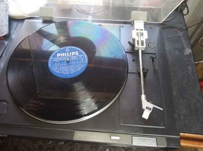 Reproductor de discos de vinilo con salida Bluetooth, tocadiscos de  transmisión por correa con cartucho magnético de grabación USB, soporta