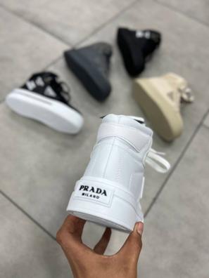 Zapatillas prada hombre blancas hot sale