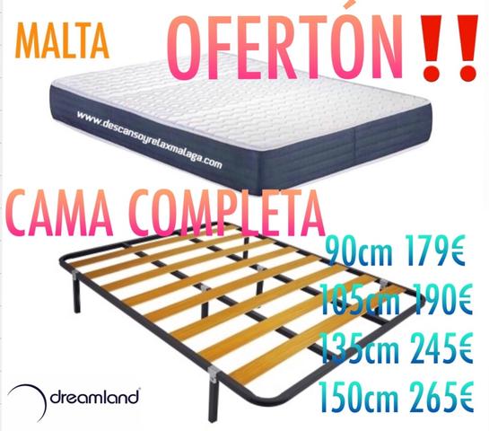 Cama Plegable con colchón Individual viscoelástico 80 X 190 y Almohada  Gratis