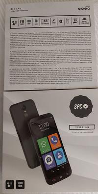 SPC Zeus 4G Android para mayores con botón SOS, modo fácil y carcasa  incluida - Teléfono móvil libre - Los mejores precios