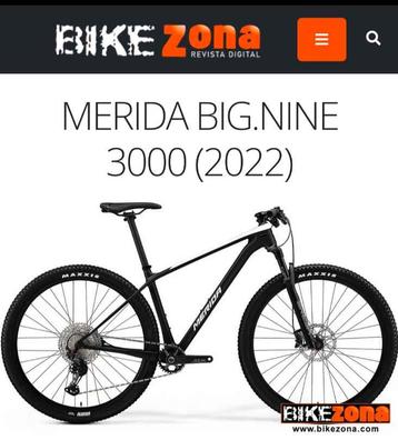 Merida big nine 1000 carbono Bicictetas de monta a BTT de segunda