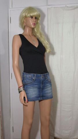 Blusa negra de discount licra