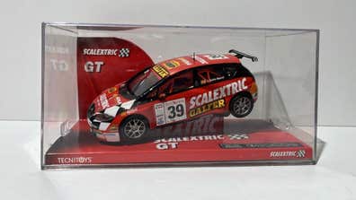 Coche Scalextric SCX Seat Leon TFSI WTCC N°63100 - Pierre-Yves Cortha - Neuf