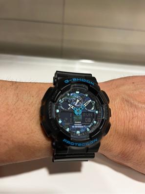 Casio g discount shock camuflaje azul