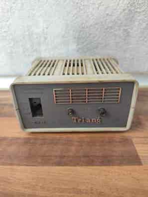 Transformateur Scalextric TRIANG TR1 Vintage - 110V/220V - Fonctionnel Mais Plastique Brûlé
