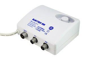 Paquete de 2 amplificador de señal de amplificador de señal de TV a color  antena de cable 36 DB VHF UHF FM HDTV