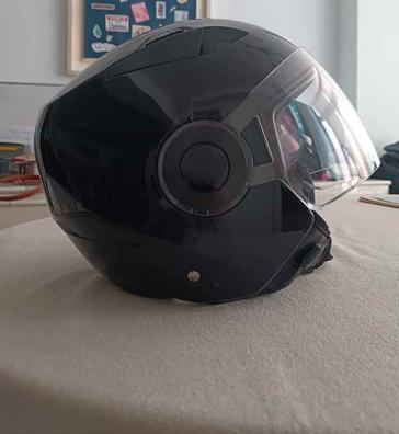  Westt Casco moto hombre y mujer, casco integral, casco abatible, Casco  moto tipo jet, chopper, ciclomotor, scooter, casco modular de moto,  certificado ECE DOT, negro, M (57-58 cm)