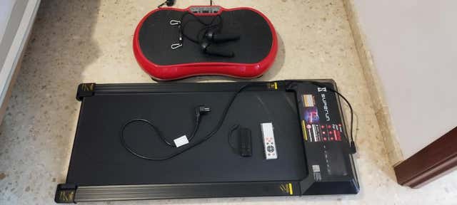 Milanuncios - Plataforma vibratoria fitness roja