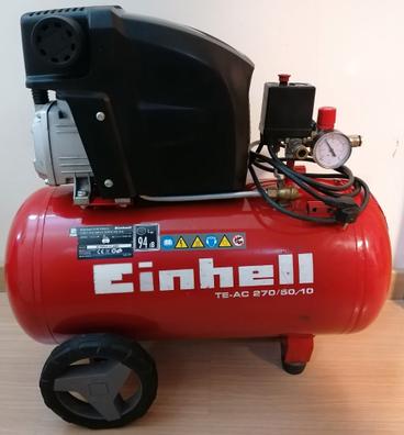 Einhell Compresor de aire para coche CC-AC 12V (manómetro de 18 bar máx.,  manguera de aire, 3 adaptadores de accesorios, cable de alimentación de  2,90 m con enchufe de encendedor de 12V) 