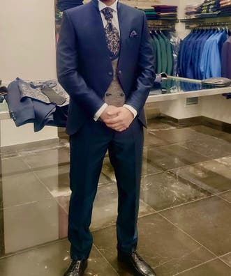 Traje Enzo Romano cuello mao San José Hombre