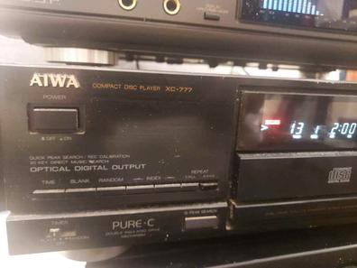 Aiwa BBTU-300BKMKII Reproductor de CD Portátil, Radio CD (Radio FM,  tecnología Hyperbass, Entrada de Audio, Bluetooth, USB). Color: Negro :  : Electrónica