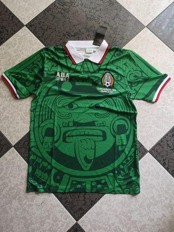 Camiseta Retro Local Mexico Mundial 1998 