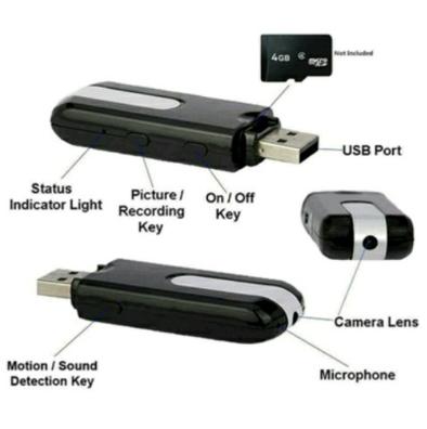  Cámara espía, cámara completa de 1080P para grabar y tomar  fotos, bolígrafo de cámara espía con tarjeta de memoria de 32 GB y 5  recambios de bolígrafo, cámara oculta para negocios