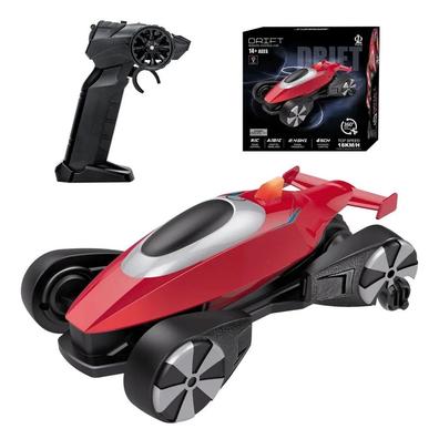 Coche de control remoto RC Drift Car 2.4GHz escala 1:24 4WD 15KM/H Vehículo  alto con luces LED, baterías y neumáticos a la deriva, autos de juguete