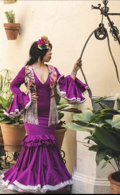 Traje flamenca morado Moda y complementos de segunda mano barata