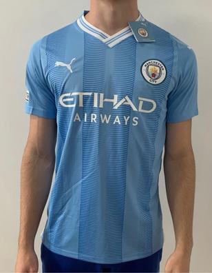 HAALAND Camiseta Manchester City Local Edición Champions League 2022-2023  Versión Jugador - Ponte La Camiseta