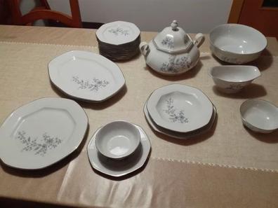 Milanuncios - Vajilla porcelana 18 piezas 6 personas