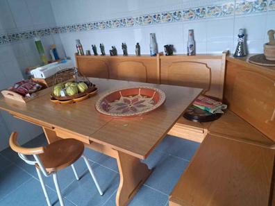 Milanuncios - Mesa cocina con banco esquinero
