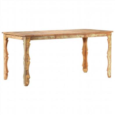 Mesa De Centro 6 Troncos Madera Maciza Acacia 36 Cm Vidaxl con