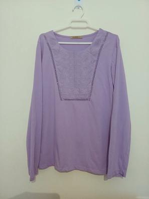 Parte cuero Retocar Camisetas mango violeta Moda y complementos de segunda mano barata |  Milanuncios