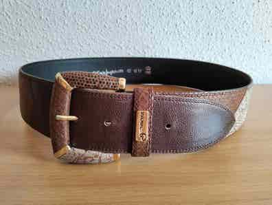 Cinturones Cuero Cinturon Rojo Mujer El Corte Ingles Cinturón