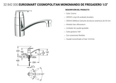 Essence Monomando de fregadero 1/2″