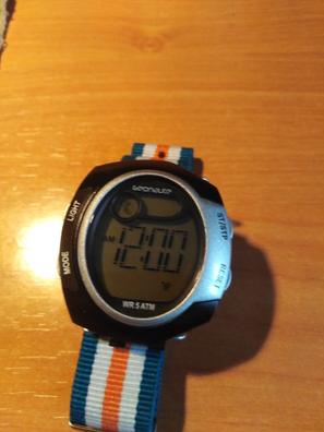 Reloj Cronómetro Running W100 Negro - Decathlon