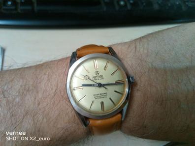 Reloj Hombre, Timex, Original, Piel, 40mm, Original Color de la correa  Marrón oscuro Color del bisel Negro Color del fondo Crema