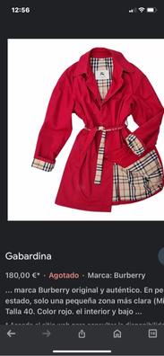 Gabardina burberry clearance imitacion