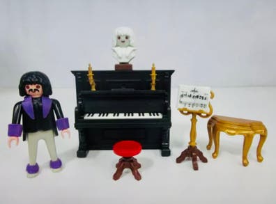Playmobil 1 FISARMONICA Marrone Per Zie E Pirati - Strumento Musicale Raro E Originale! - Foto 3