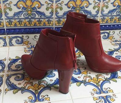 Botines rojos marypaz Zapatos y calzado de mujer de segunda mano