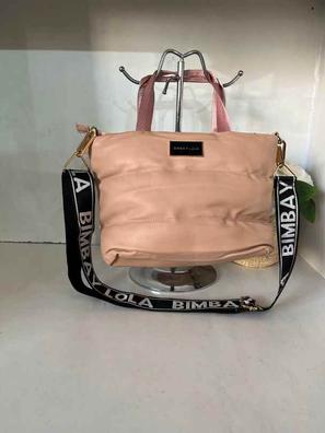 bolso bimba y lola divino con correa blanco y negro super bonito y cóm