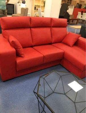 Sofa con cheslong rojo Sofás, sillones y sillas de segunda mano baratos |  Milanuncios