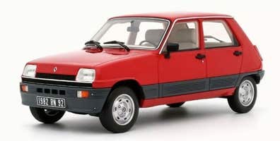 Miniature Otto 1/18 Renault 5 TS 1978, Rallye Monte-Carlo, Neuve Sous Blister