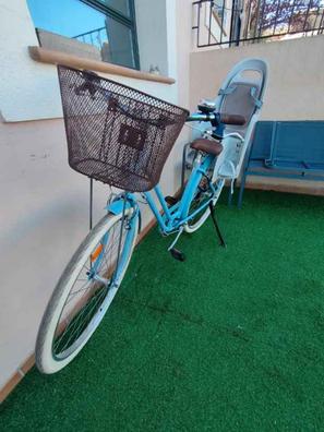 Cesta mimbre bicicleta online decathlon