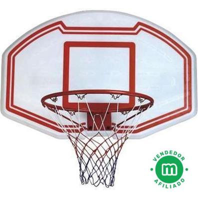 Canasta de baloncesto para interior o exterior con base rellenable rojo y  negro Softee