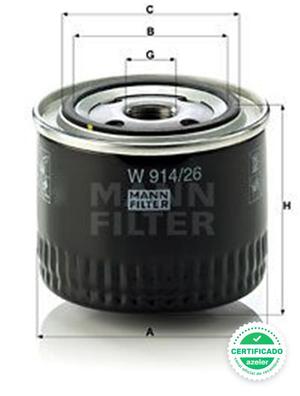 MANN-FILTER Filtro de aire C 22 020 – Para Automóviles : : Coche y  moto