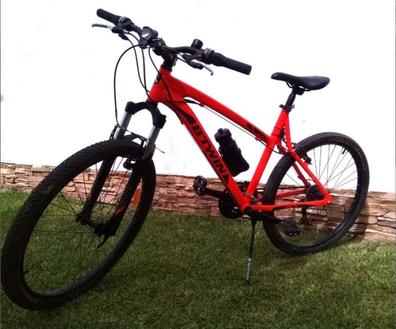 Bicicleta de montaña niños 24 pulgadas aluminio Rockrider ST 900 rojo 8-12  años
