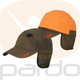 diseño de caza Aimpoint Gorro de punto color verde y naranja reversible