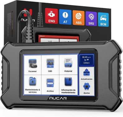 Escáner Diagnóstico Coche Diagnóstico Coche Multimarca MUCAR CS5 – 5 Sistemas (motor, ABS, SRS, Etc.), Wi-Fi Actualizable, OBD2 Completo, Compatible Con 138 Marcas Scanner Diagnóstico Coche