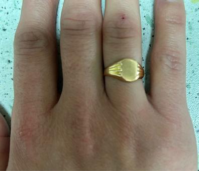 Anillos de oro hombre 18k o Joyas y bisuter a de segunda mano