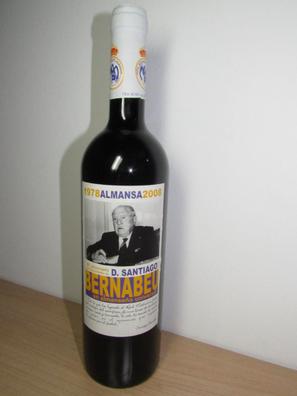 Botella de vino personalizada Real Madrid