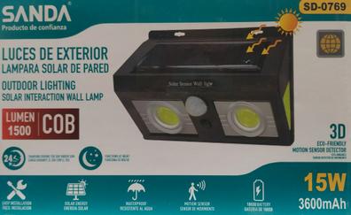 Linkind Luz Solar Exterior Jardín Multicolor, 54 LEDs Foco Solar