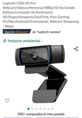 Webcam Logitech HD Pro C920 FullHD de segunda mano por 40 € en Madrid