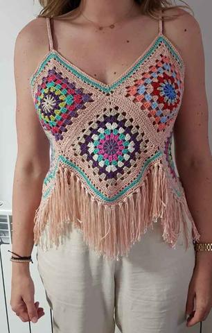 Camisetas de crochet hot sale