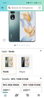 Smartphone HONOR 90 Verde Esmeralda 12GB+512GB Dual Sim