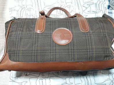 24 Vintage Cuero Viaje SPORTS Bolso de Fin Semana Equipaje Maleta